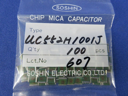 Chip Mica Cap. 100個入 UC552H1001J