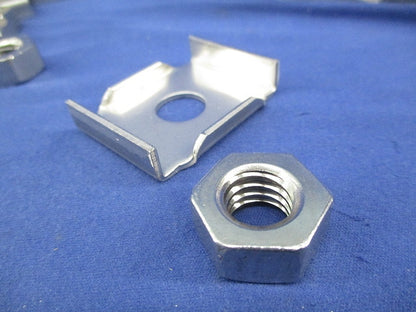 ワールドダクター ステンレス鋼製 吊りボルト支持金具(8個入)(六角ナット2個無) S-DHU-W4