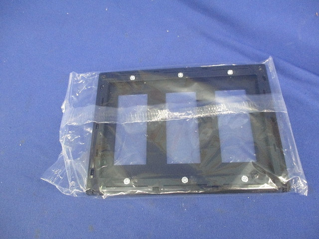 コンセントプレート9コ用(4枚入)(マットブラック) WTL7009K
