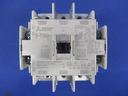 非可逆式電磁接触器 AC200V S-T80