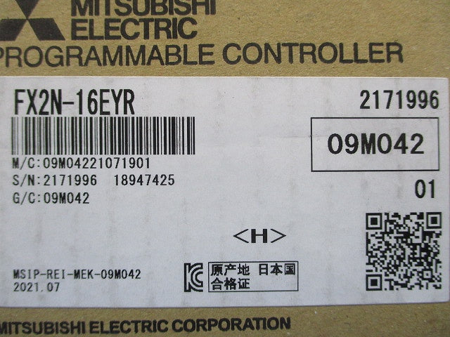 シーケンサ FX2N-16EYR