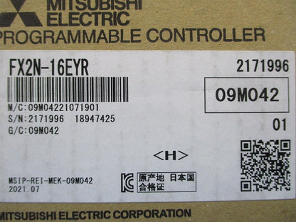 シーケンサ FX2N-16EYR