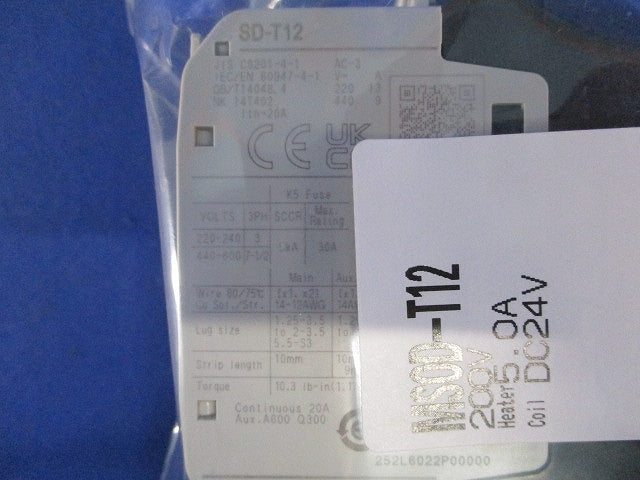 低圧開閉器 200V 5.0A DC24V MSOD-T12