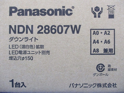 LED ダウンライト 3500K 電源ユニット別売 NDN28607W