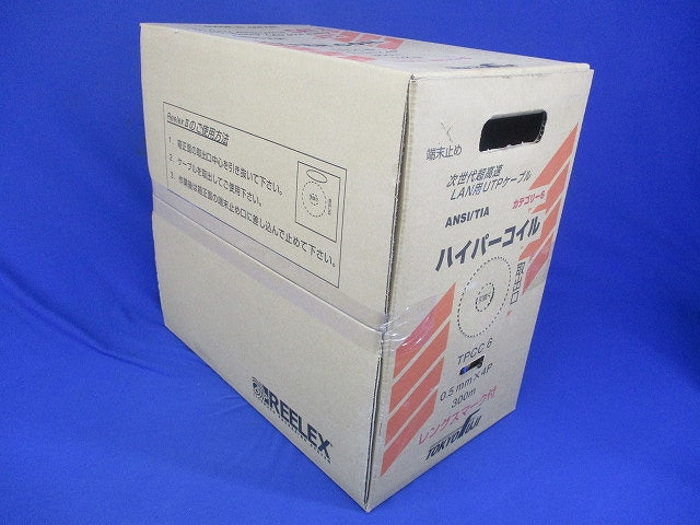 Cat6 LANケーブル 300m巻 青 4P×0.5ｍｍ TPCC6青4P×0.5mm