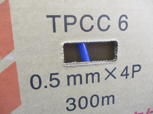 Cat6 LANケーブル 300m巻 青 4P×0.5ｍｍ TPCC6青4P×0.5mm