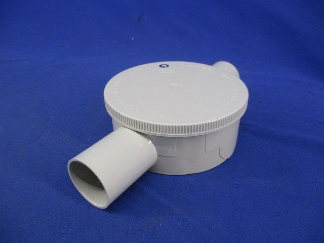 露出用丸形ボックス2方出(2個入)(アイボリー) R222JHW