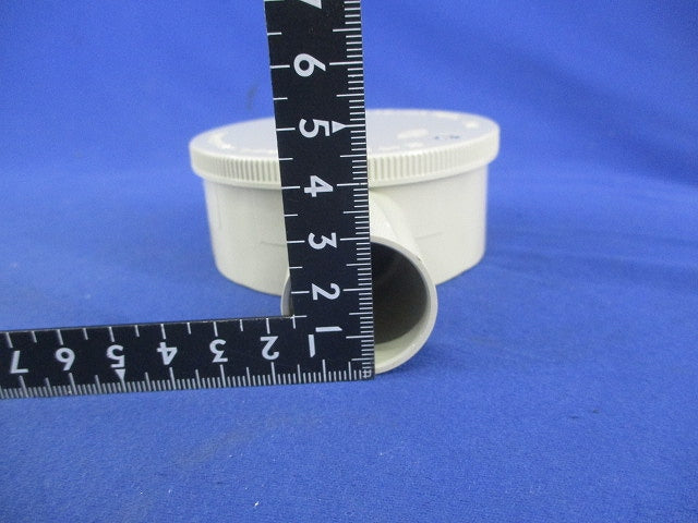 露出用丸形ボックス2方出(2個入)(アイボリー) R222JHW