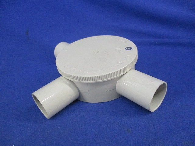 露出用丸形ボックス3方出(3個入)(アイボリー) R223JHW