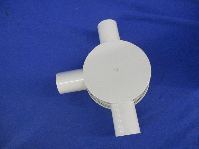 露出用丸形ボックス3方出(3個入)(アイボリー) R223JHW