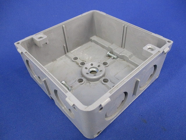 埋込四角アウトレットボックス(5個入)(グレー) CDO-4A