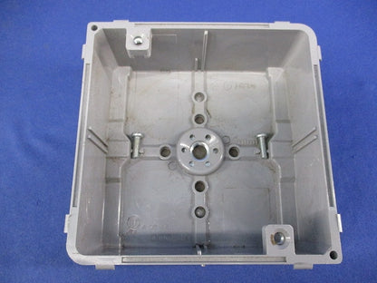 埋込四角アウトレットボックス(5個入)(グレー) CDO-4A