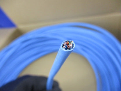 UTPケーブル Cat5e(100m以上)スカイブルー AWG24-4P