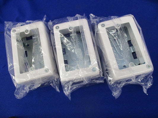 1コ用スイッチボックス(3個入)(ホワイト) DZB271KW