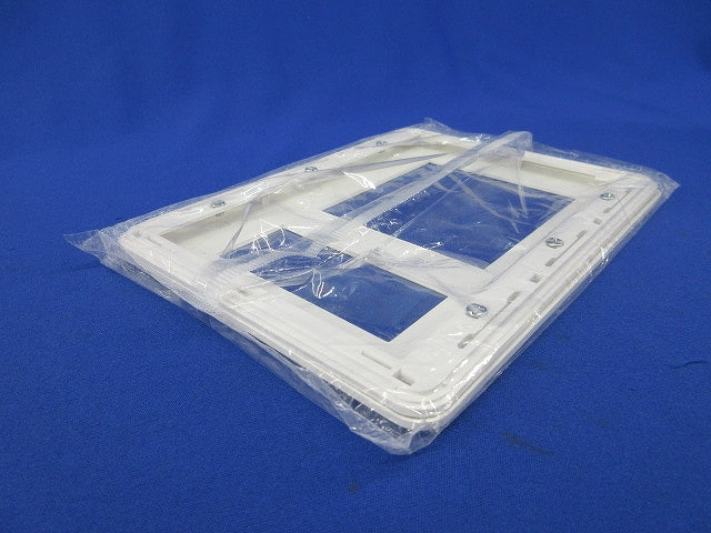 プレート 2連接穴+3個用(6枚入)ニューホワイト 型番不明