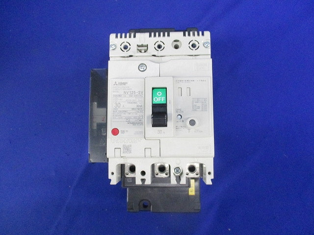 漏電ブレーカ 3P30A30ｍA アラームスイッチ付 NV125-SV3P30A