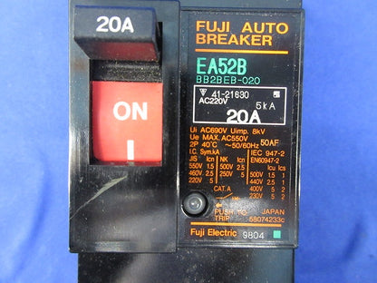オートブレーカ2P20A(ジャンク品) EA52B