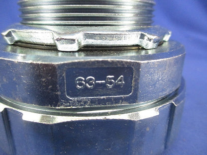 厚鋼電線管接続用 コネクタ WBG63-54