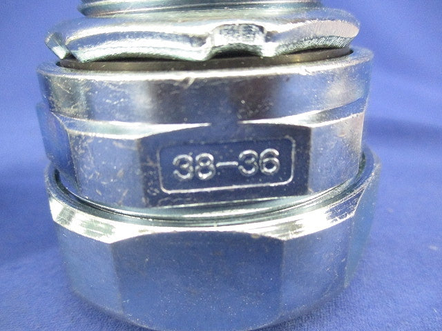 防水プリカ用コネクタ ノックアウト接続用(3個入) WBG38