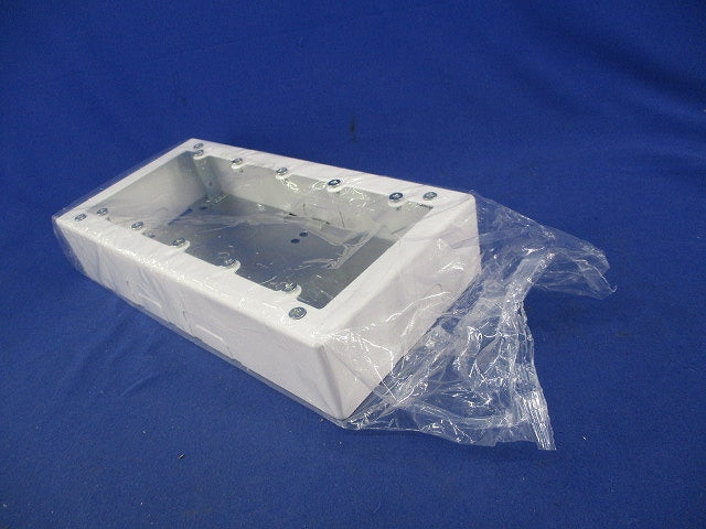メタルモール5個用スイッチボックス(深型)(ホワイト) DZB295W