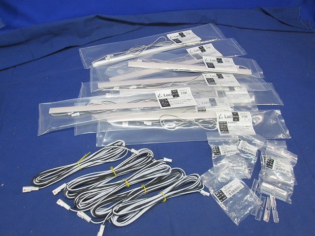 LED間接照明(9本入)(電源ケーブル・取付クリップ5本ずつ付属) LRMSK-T0333W-L27-DF-I-6他