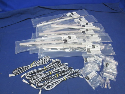 LED間接照明(9本入)(電源ケーブル・取付クリップ5本ずつ付属) LRMSK-T0333W-L27-DF-I-6他
