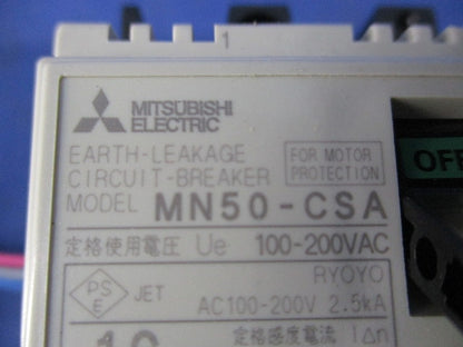 漏電ブレーカ3P16A MN50-CSA
