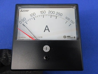 指示電気計器 交流電流計 0-750A YS-8NAA