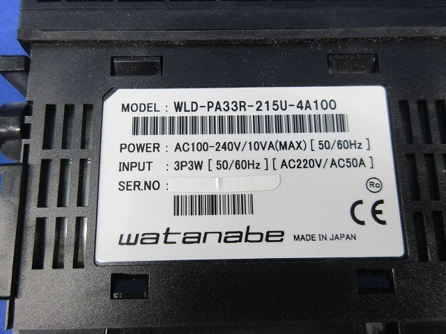電力測定用デジタルパネルメータ WLD-PA33R-215U-4A100