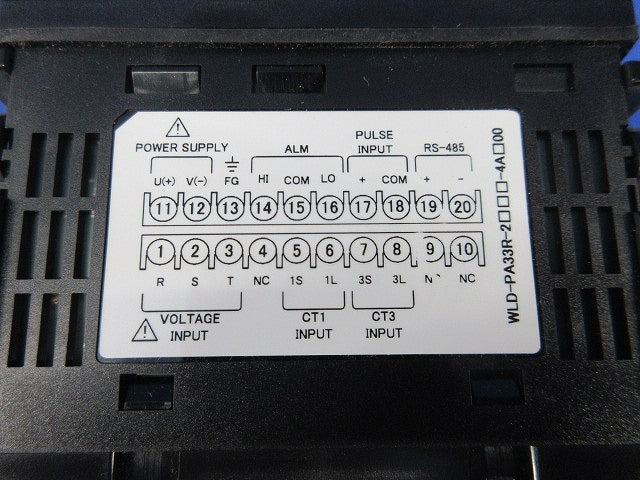 電力測定用デジタルパネルメータ WLD-PA33R-215U-4A100