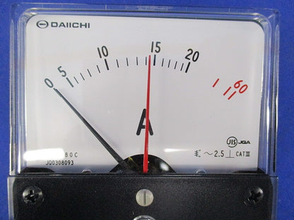 角形指示計器 交流電圧計 20/60A PSK-80C