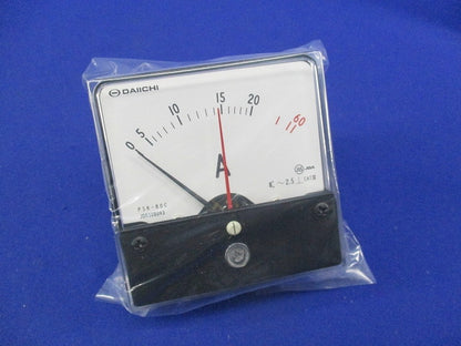 角形指示計器 交流電圧計 20/60A PSK-80C