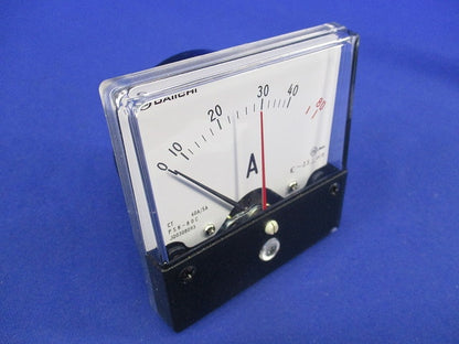 角形指示計器 交流電圧計 40A/5A PSK-80C