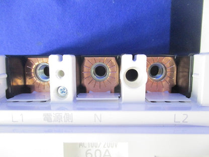 主幹用ブレーカABF型3Ｐ2E60A(単3中性線欠相保護付) ABF-60 BJF360325