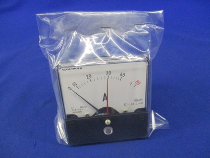 角形指示計器 交流電圧計 40A/5A PSK-80C