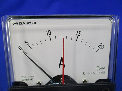 角形指示計器 交流電圧計 PSK-80C