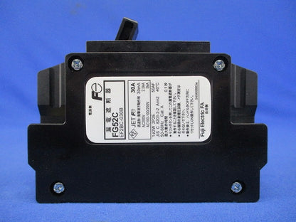 漏電遮断器 2P2E30A30ｍA FG52C2P2E30A30mA