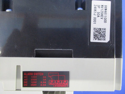 漏電アラーム遮断器 3P50A 200/440VAC 単3中性線欠相保護付 NV125-HEV3P50A