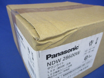 軒下用LEDダウンライト 5000K 昼白色 電源ユニット別売 NDW28600W