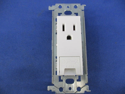 埋込アースターミナル付接地コンセント(金属枠付)(マットホワイト) WTL11313MW