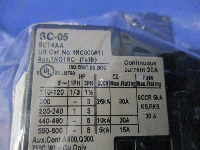 電磁接触器100V SC-05