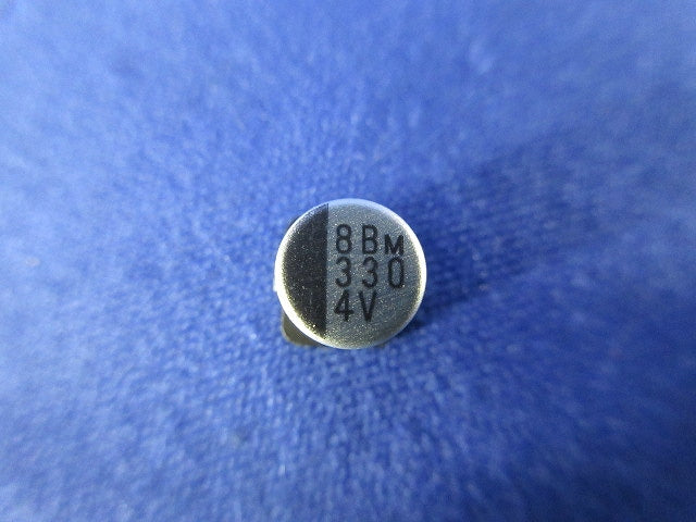 コンデンサ 5個入 PVM-4V331MF60-R2 4V330MF 6.3X5.7