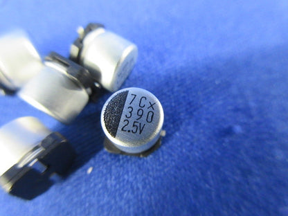 コンデンサ 5個入 PVX-2R5V391MF60-R2 2.5V390MF 6.3X5.7