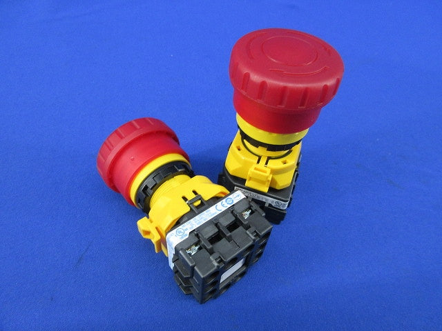 φ22 XWシリーズ 非常停止用押ボタンスイッチ(2個入) XW1E-LV402Q4MFR