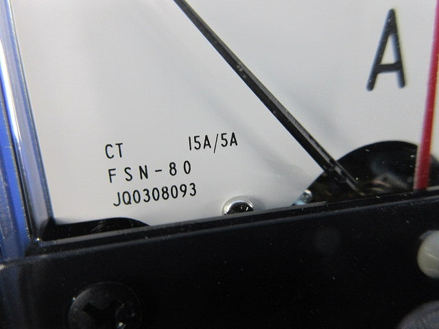 交流電流計 10A/5A FSN-80