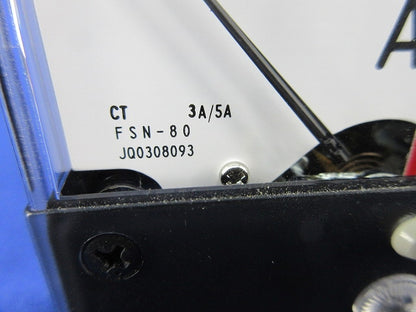 交流電流計 3A/5A FSN-80
