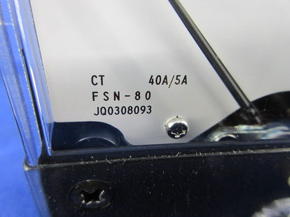 交流電流計 40A/5A FSN-80