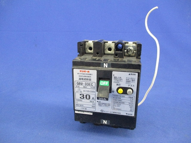 太陽光発電システム用 単3中性線欠相保護付 漏電遮断器3P3E30A GBU-33EC