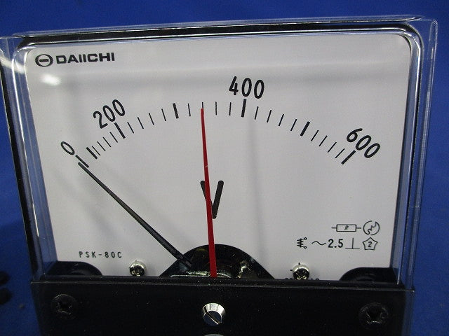 角形指示計器 交流電圧計 PSK-80C