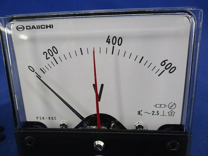 角形指示計器 交流電圧計 PSK-80C